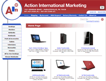 Tablet Screenshot of actionmarketplace.com